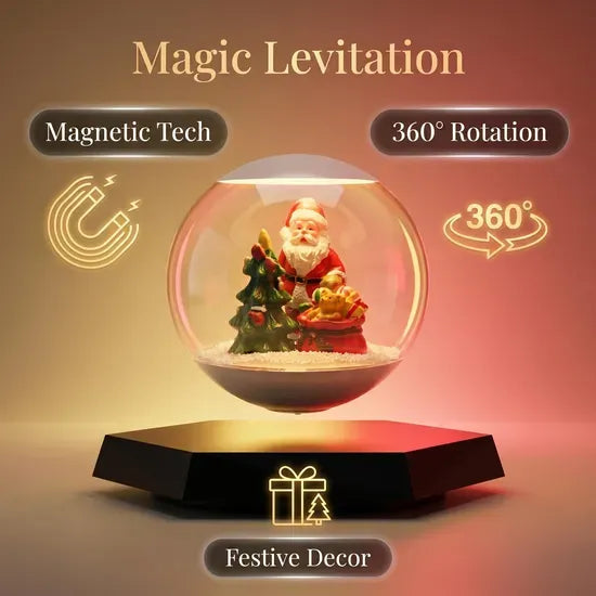 Merry Globe™ Levitating Christmas Globe